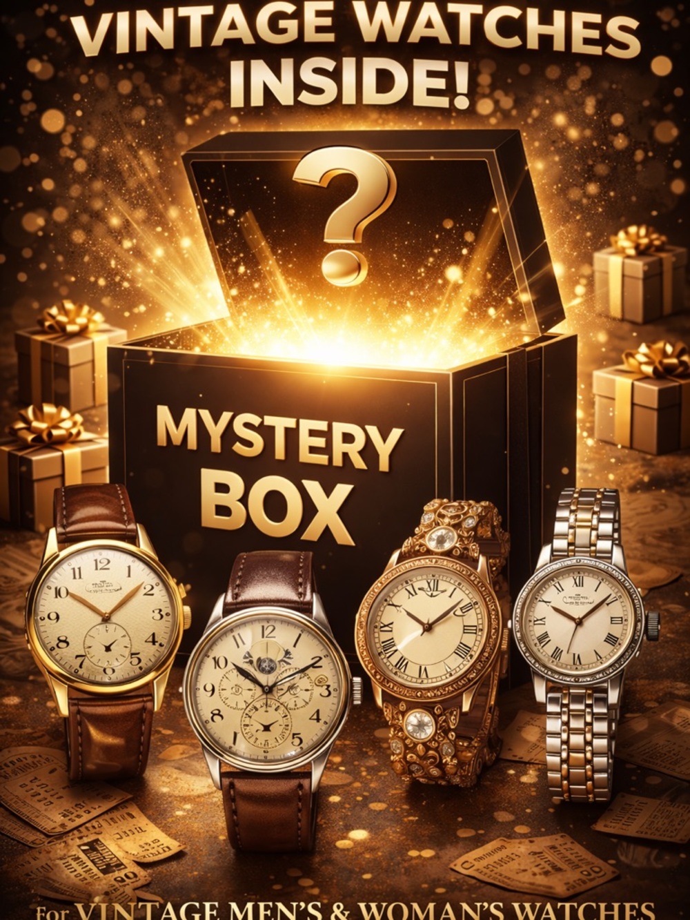 Mystery Watch Box 10 pieces Mix Men’s or Women’s